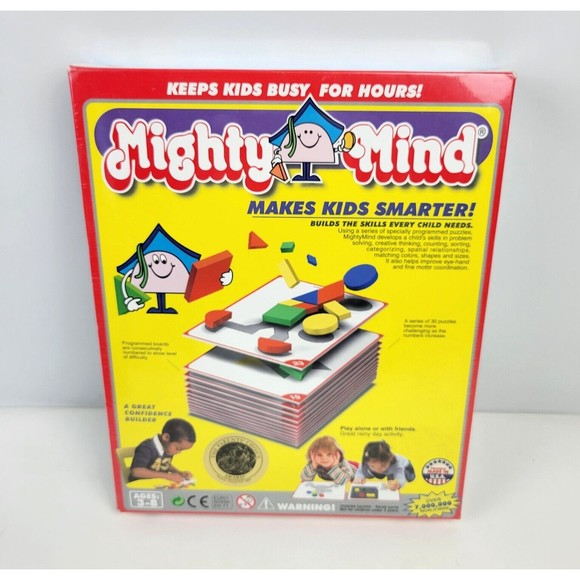 Mighty Mind Puzzle Building Skills Game Makes Kids Smarter Award Winning NEW - Picture 4 of 12